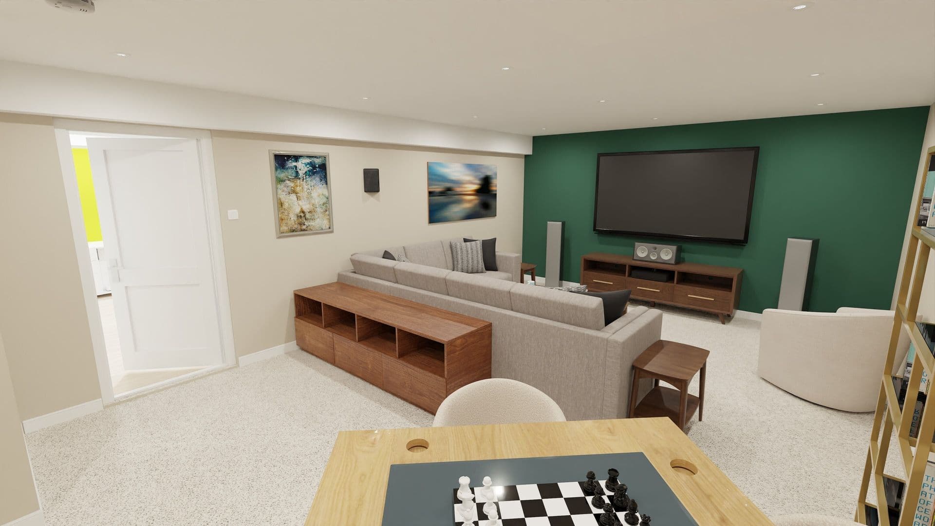 basement game room