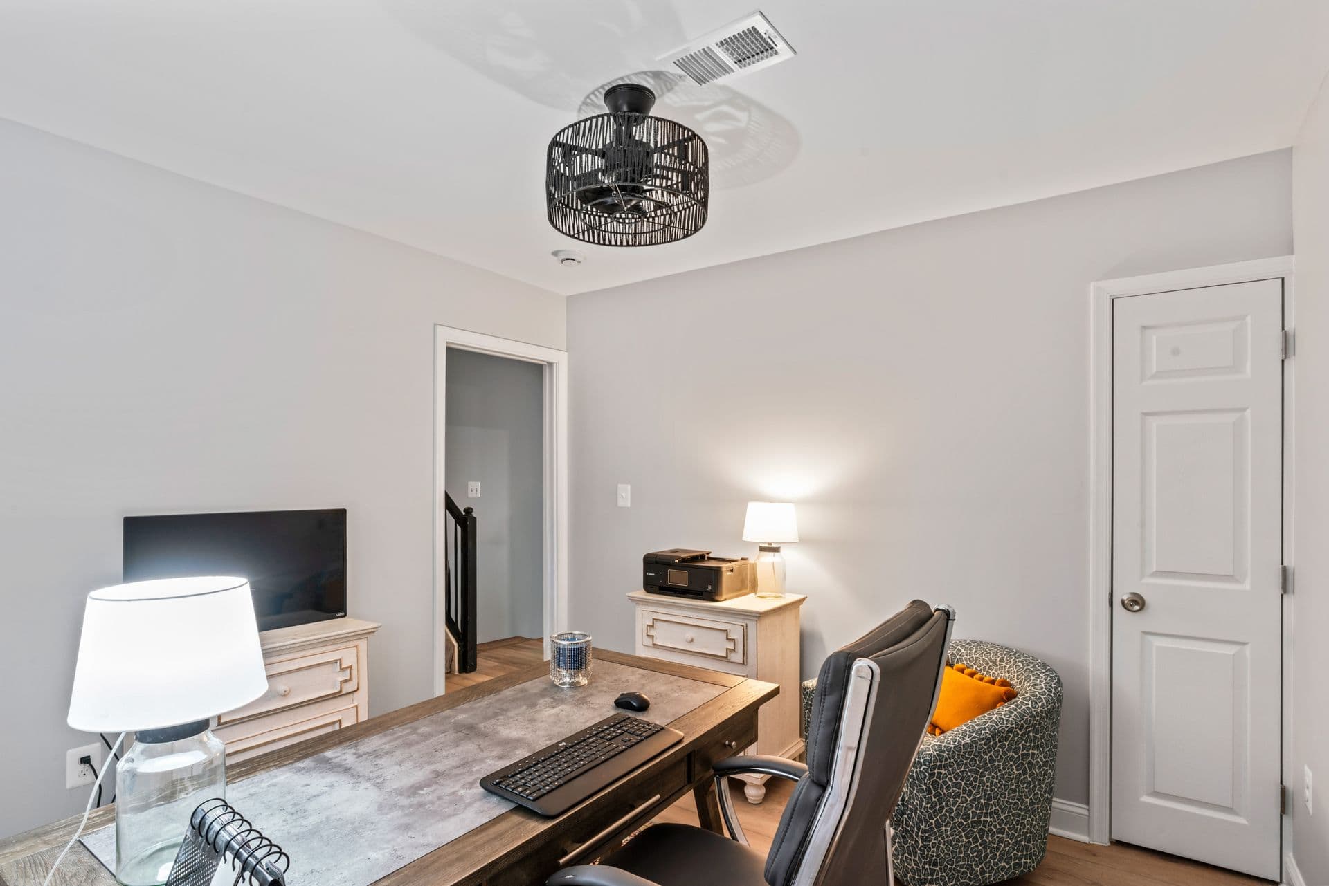 basement office
